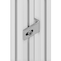 41-430-3 MODULAR SOLUTIONS ALUMINUM BRACKET 30 SERIES GUARD UNIT FIXING ANGLE 19 W/HARDWARE